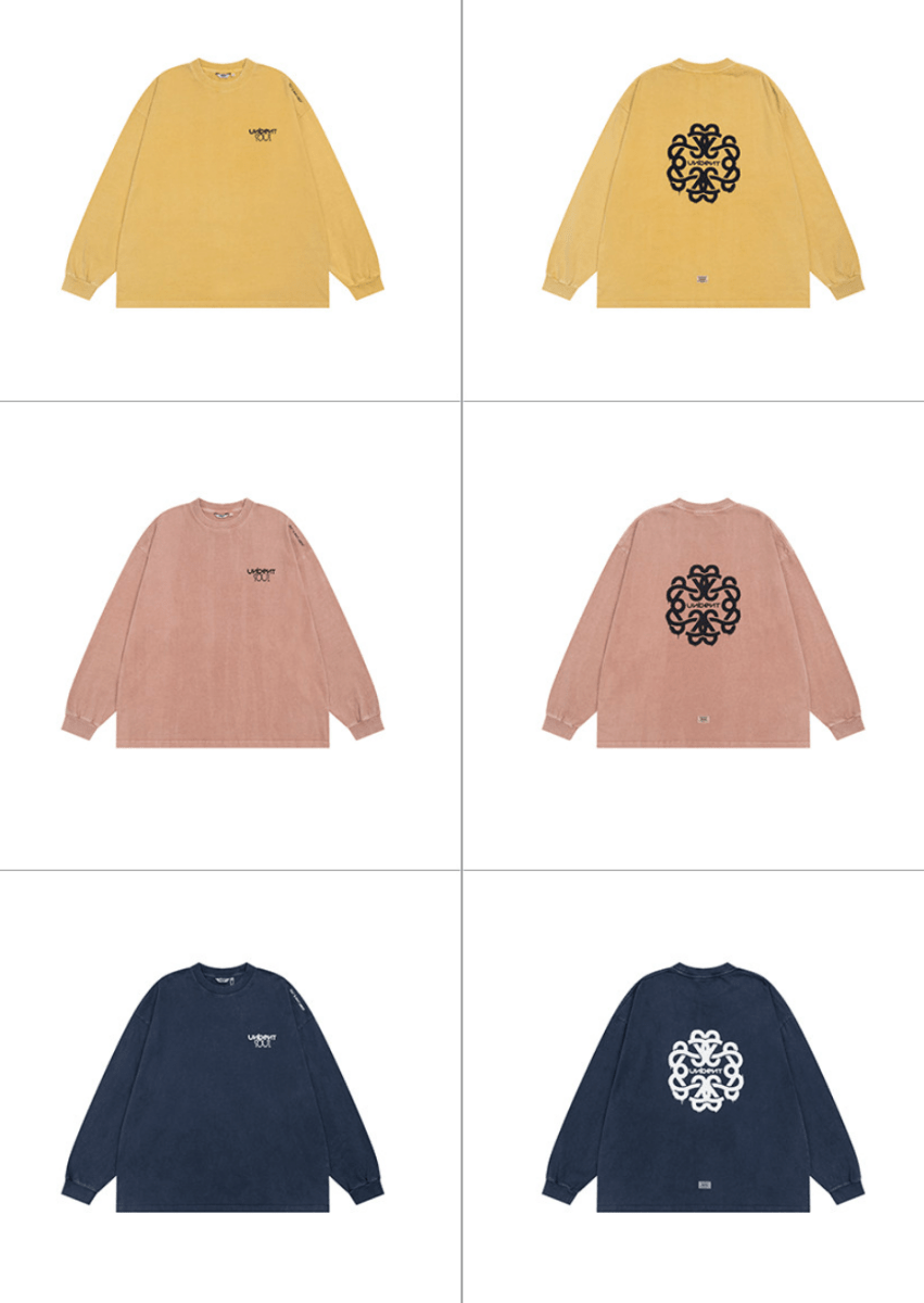スプラッシュウォッシュグラフィックロングTシャツ N7298 - ファッション通販NNine(ナイン)