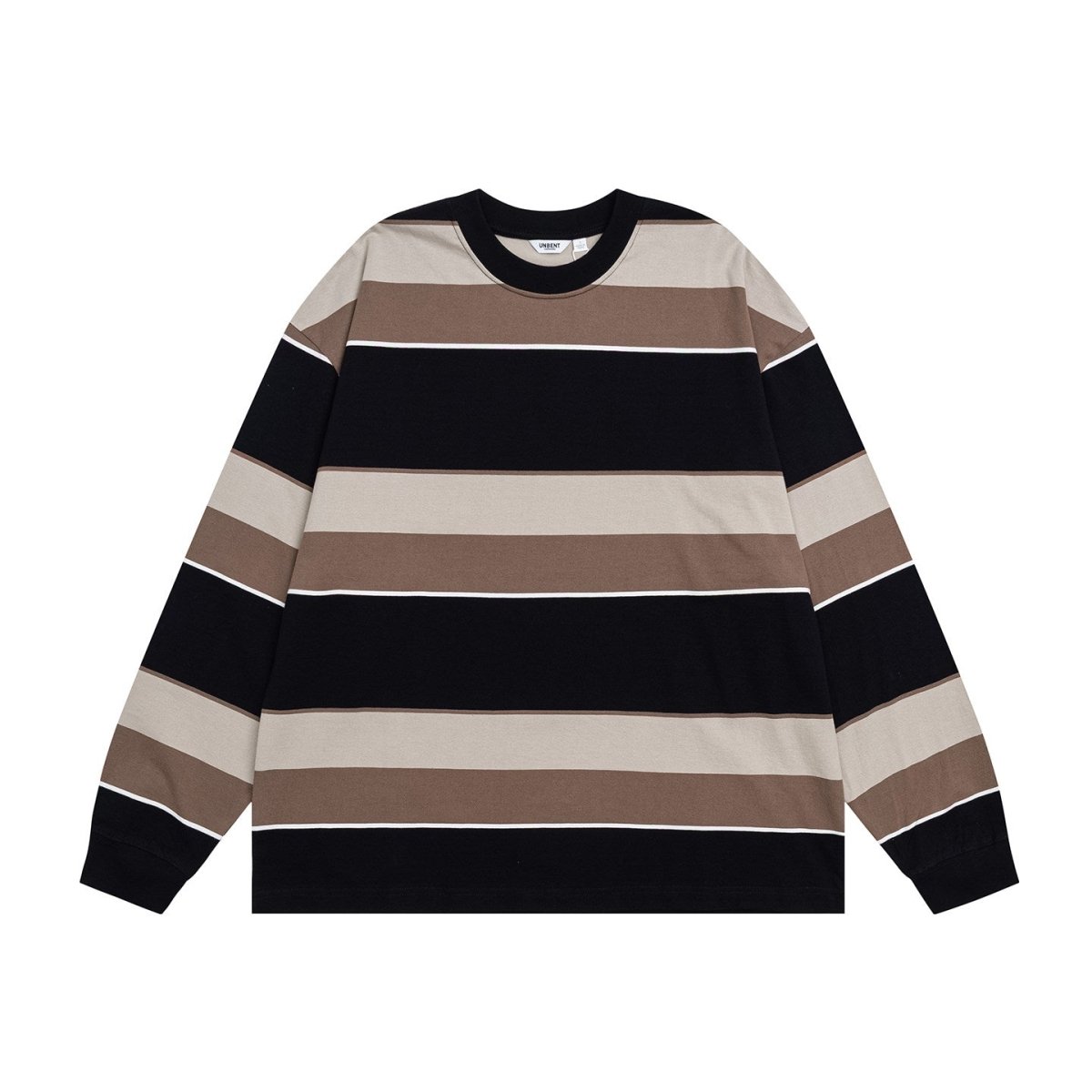 ワイドボーダー刺繍ロングTシャツ N7299 - ファッション通販NNine(ナイン)