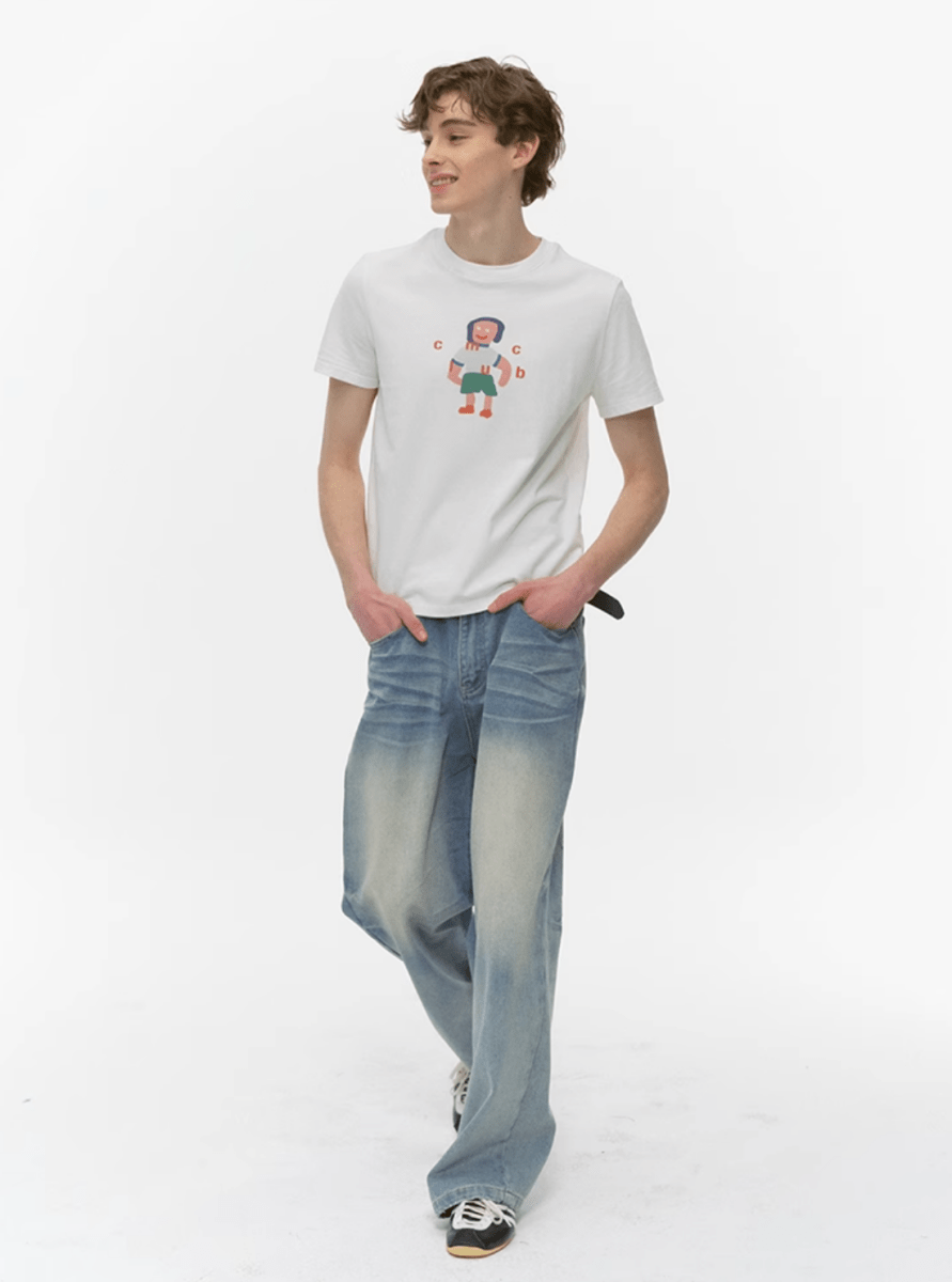 プリントTシャツコットン100%軽量200g メンズ レディース 春夏 / Printed T-shirt N5453 - メンズファッション通販 NNine(ナイン)