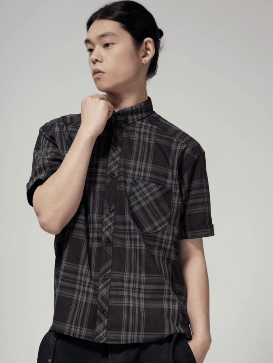 ソフトチェック リラックスシャツ / Tartan check shirt N5605 - ファッション通販NNine(ナイン)