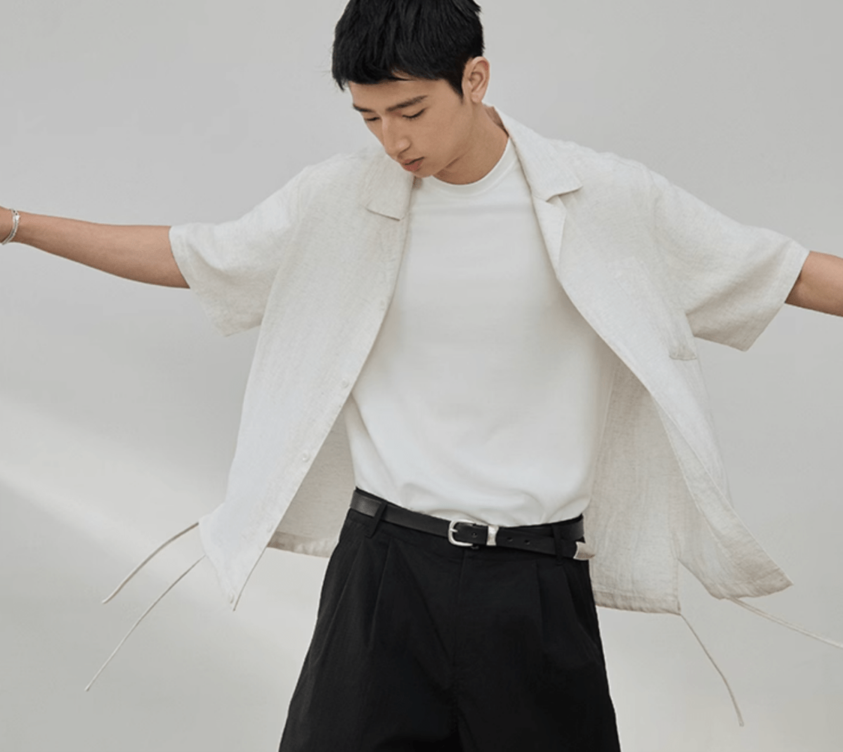 テンセル混合リネンシャツ 高機能素材 / Tencel Linen Shirt N5512 - ファッション通販NNine(ナイン)