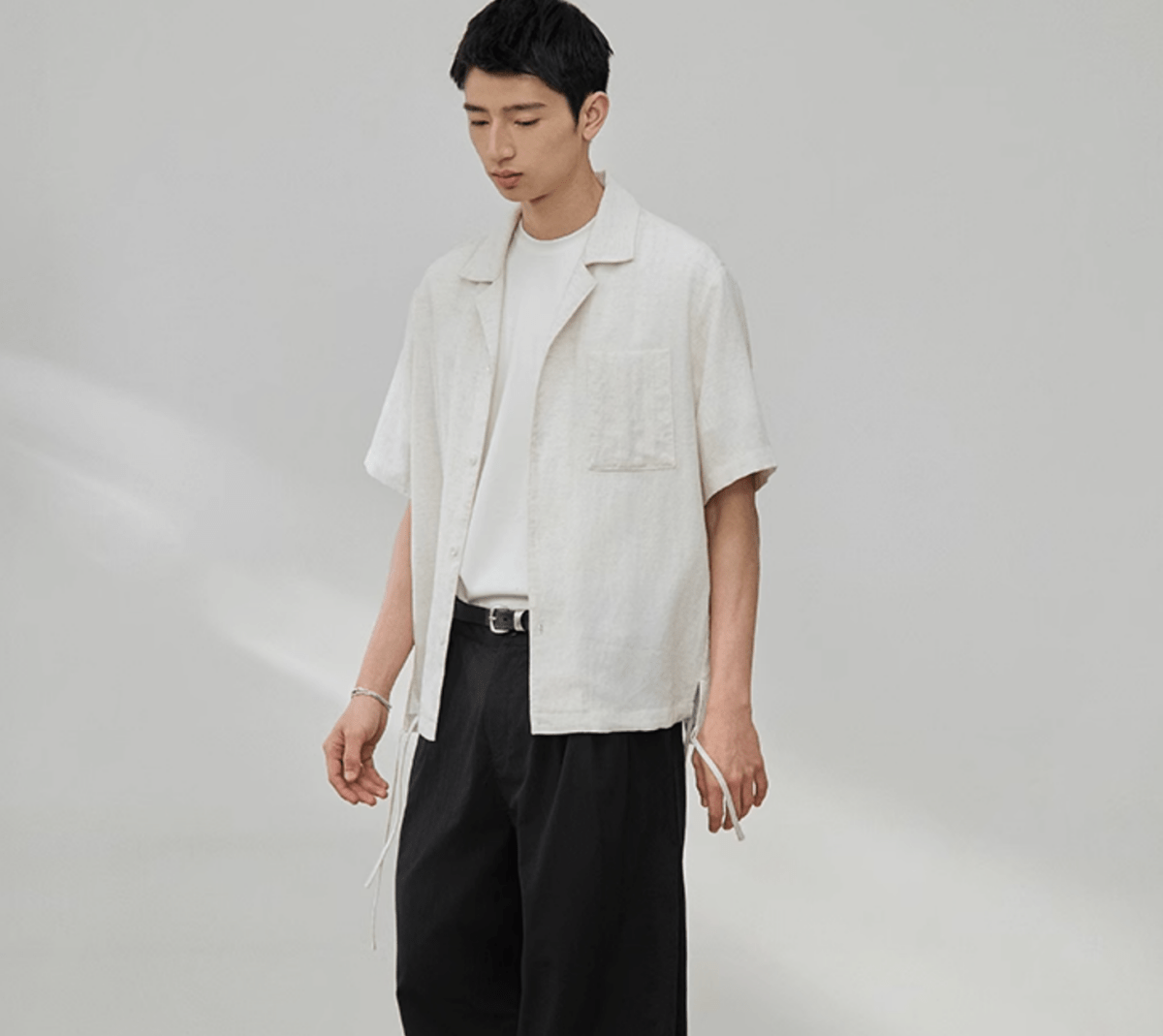 テンセル混合リネンシャツ 高機能素材 / Tencel Linen Shirt N5512 - ファッション通販NNine(ナイン)