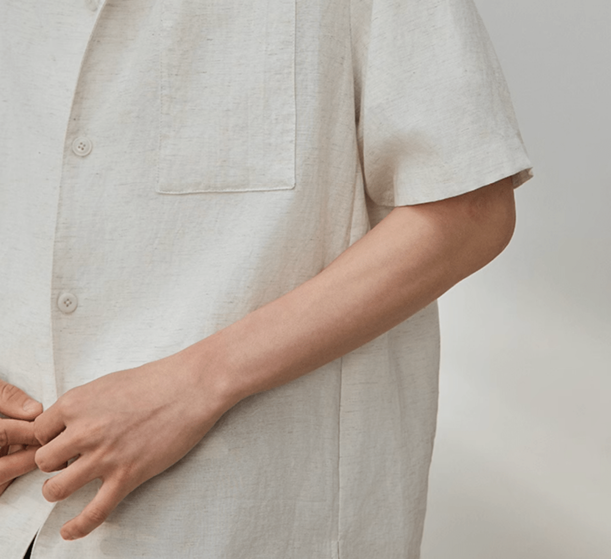 テンセル混合リネンシャツ 高機能素材 / Tencel Linen Shirt N5512 - ファッション通販NNine(ナイン)