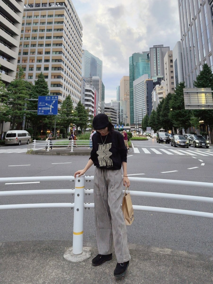 ルーズフィッドストライプパンツ TT003 - ファッション通販NNine(ナイン)
