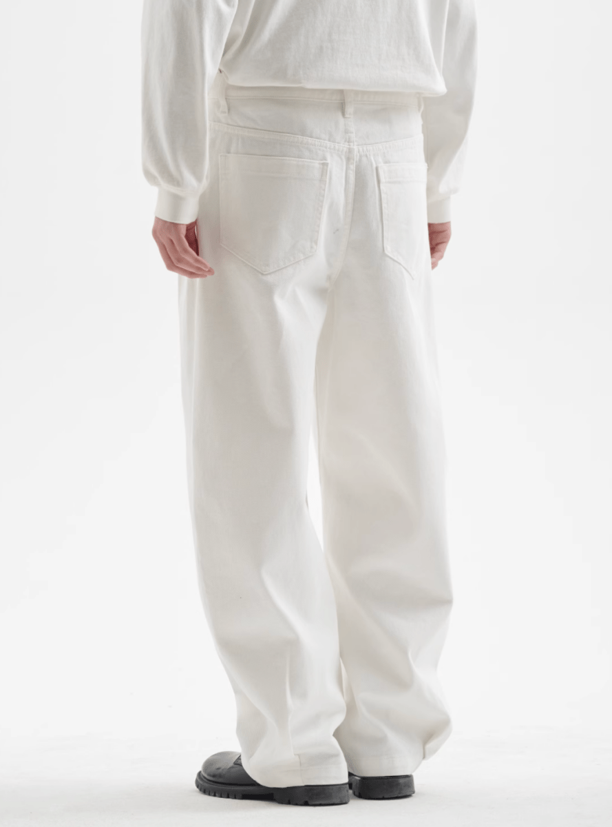 Twill wash denim pants N5252 - ファッション通販 NNine(ナイン)
