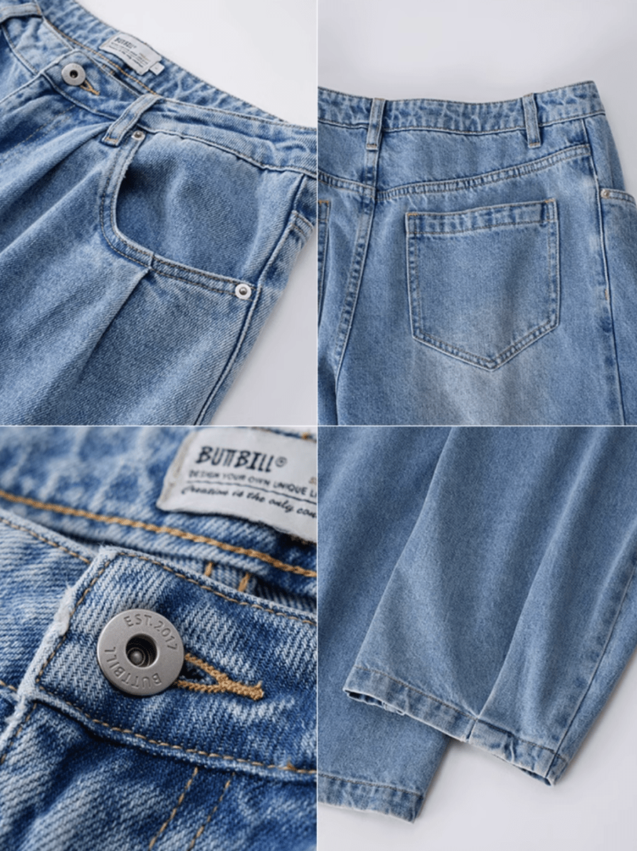 Twill wash denim pants N5252 - ファッション通販 NNine(ナイン)