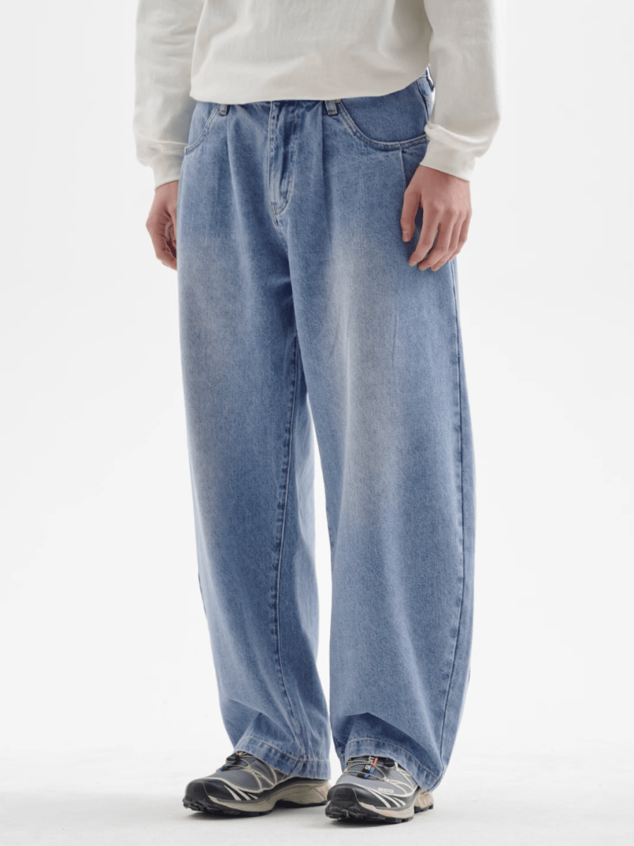 Twill wash denim pants N5252 - ファッション通販 NNine(ナイン)