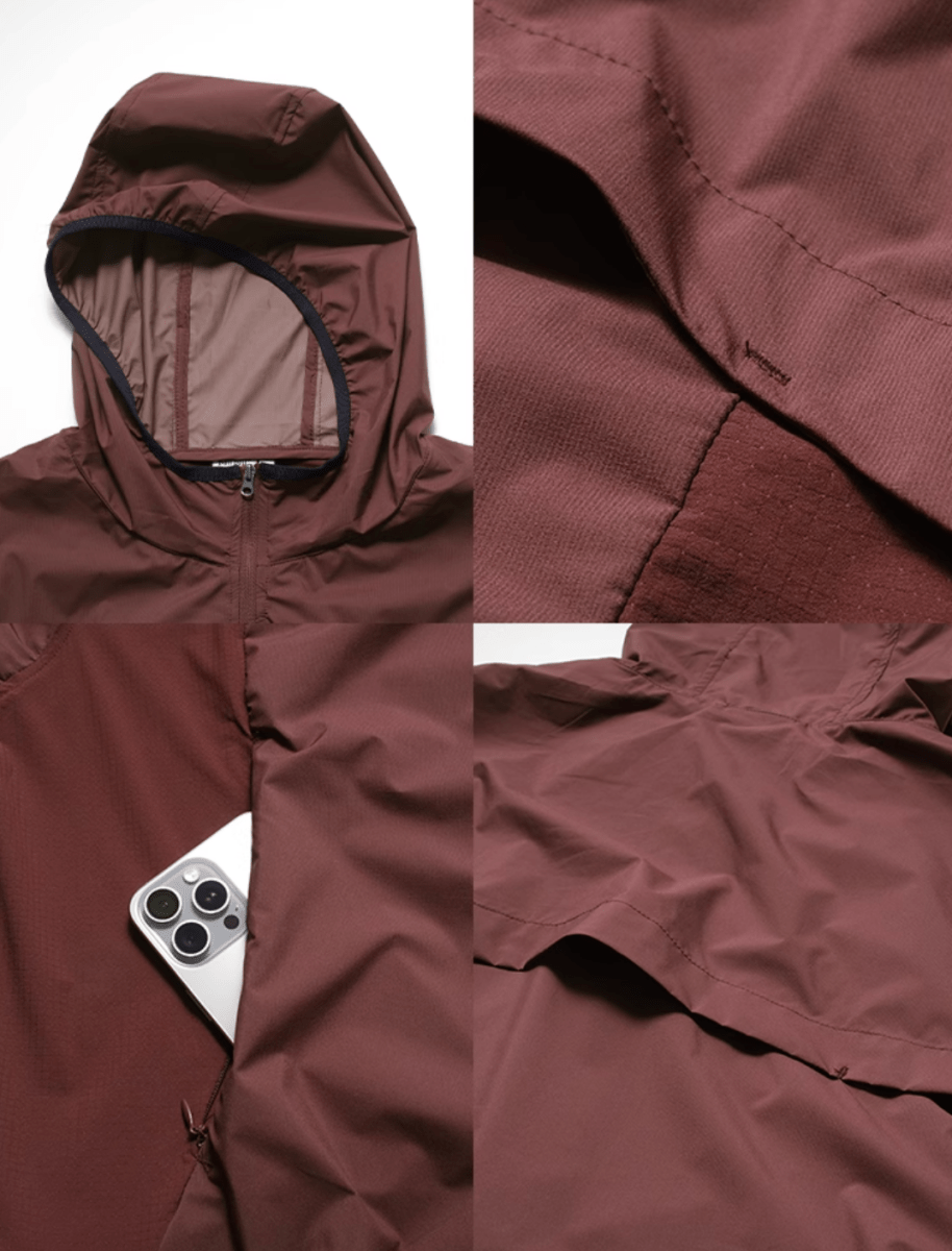 UPF50+高機能ナイロンパーカー メンズ レディース 撥水 吸湿速乾 / UPF50+ Nylon Parka N5457 - メンズファッション通販 NNine(ナイン)