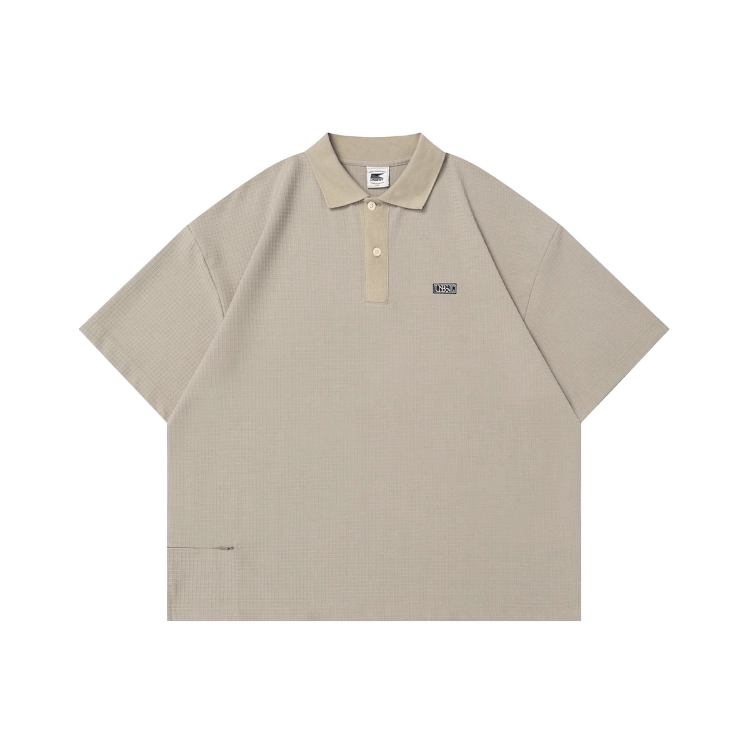 速乾ワッフルポロシャツ オーバーサイズ / Waffle Polo N5215