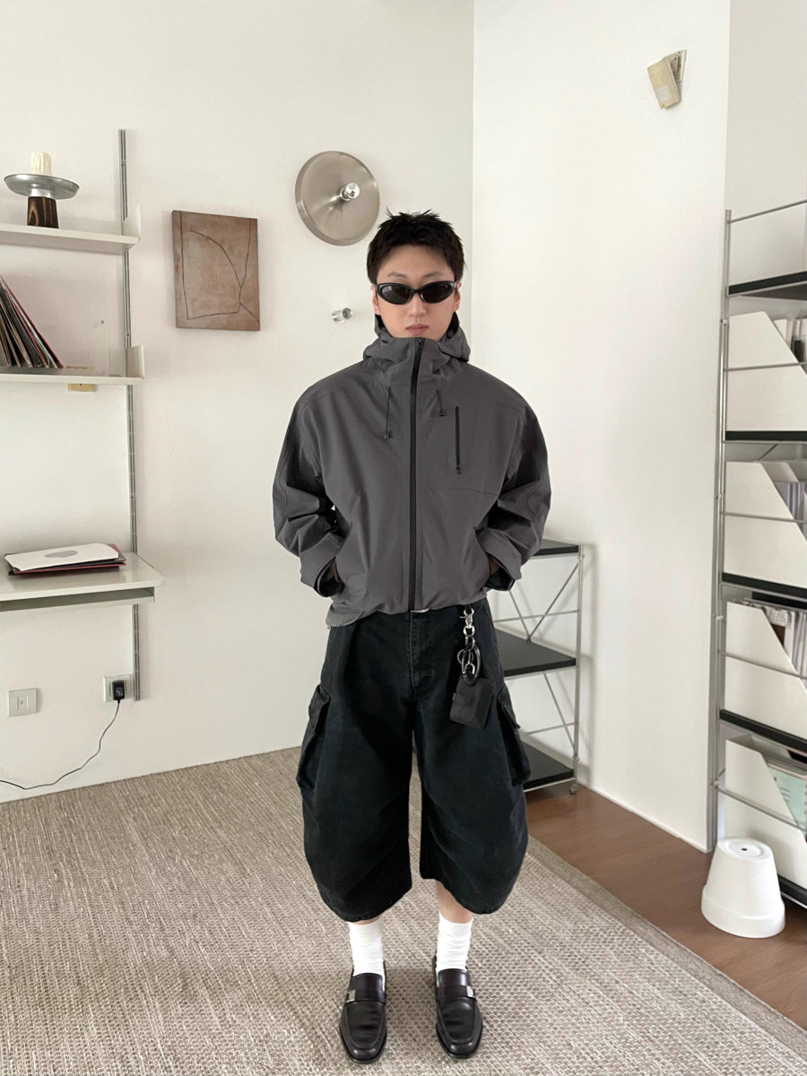ウォッシュド クロップド ワイドカーゴパンツ / Washed Cropped Cargo N5594 - ファッション通販NNine(ナイン)