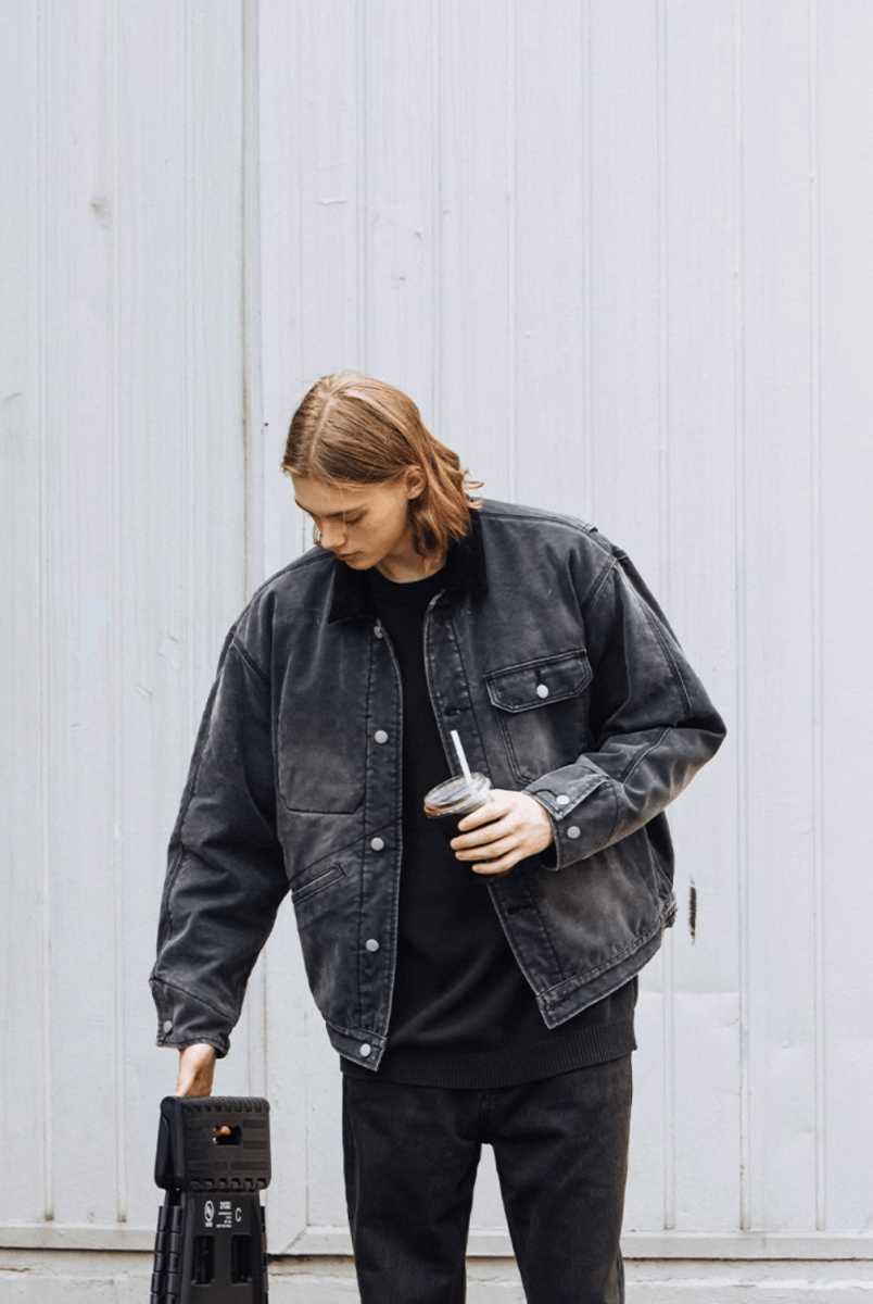 washed deck jacket N4816 - NNine