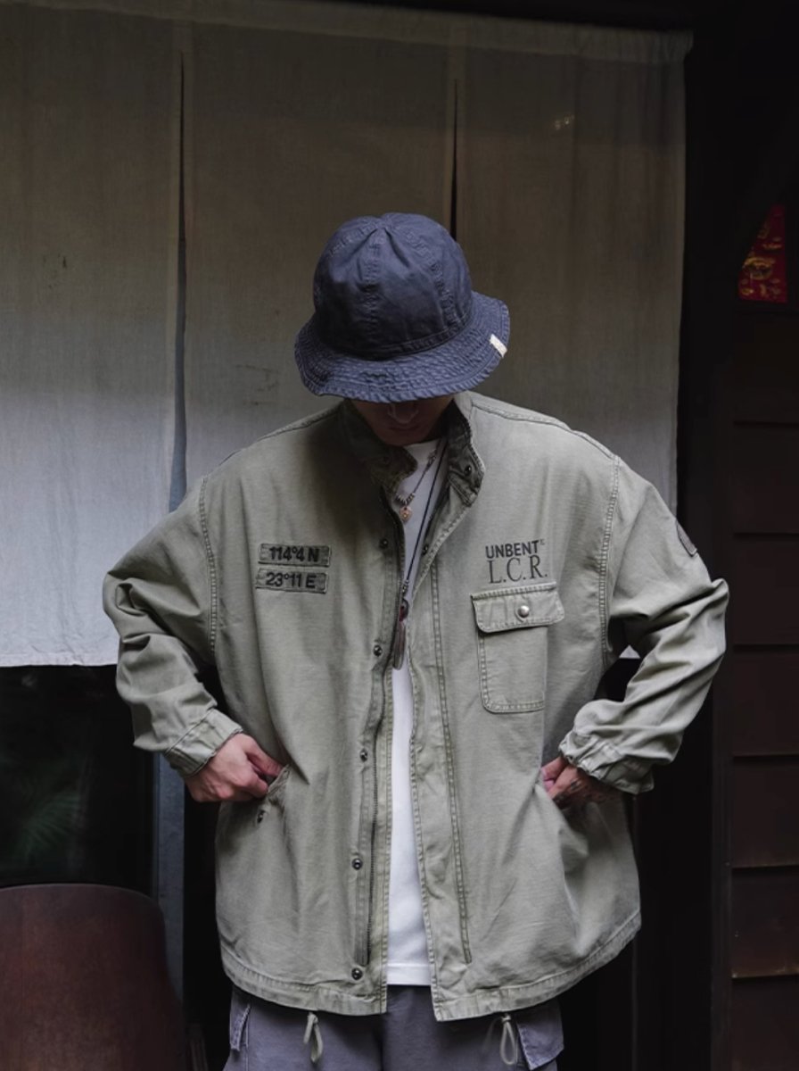 washed military jacket / M65改良版ショートバージョン N4544 - NNine