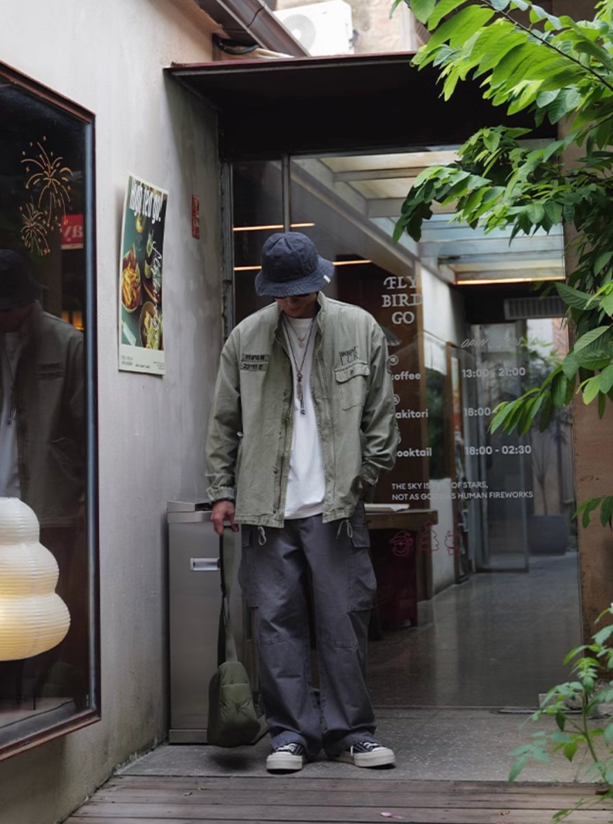 washed military jacket / M65改良版ショートバージョン N4544 - NNine