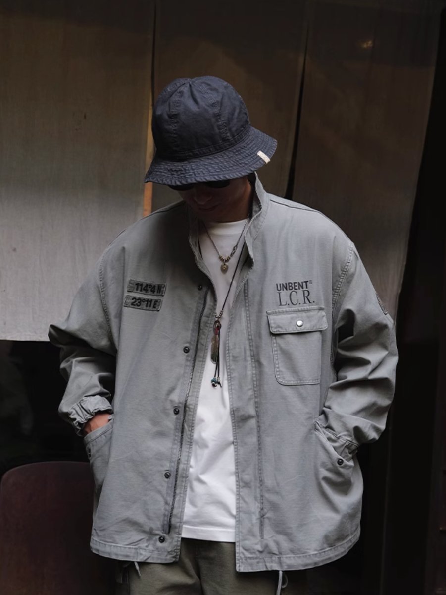 washed military jacket / M65改良版ショートバージョン N4544 - NNine