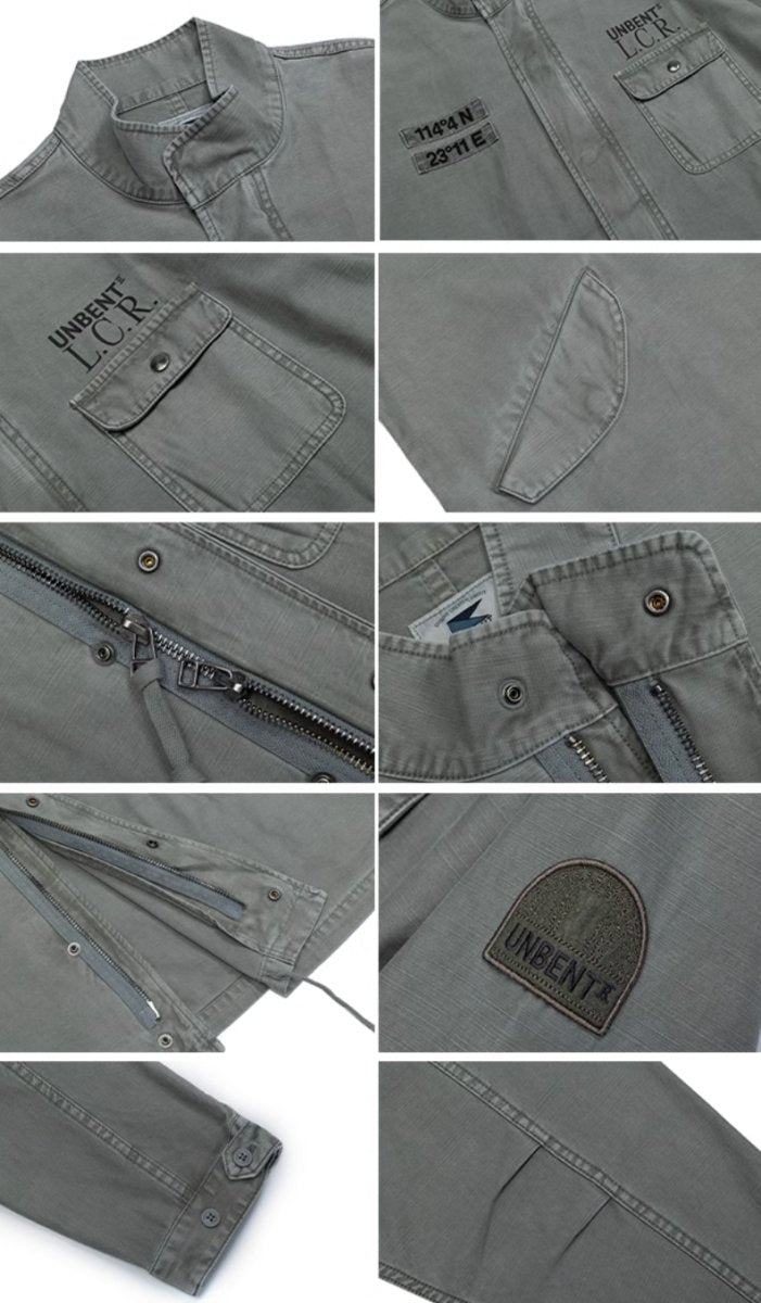 washed military jacket / M65改良版ショートバージョン N4544 - NNine