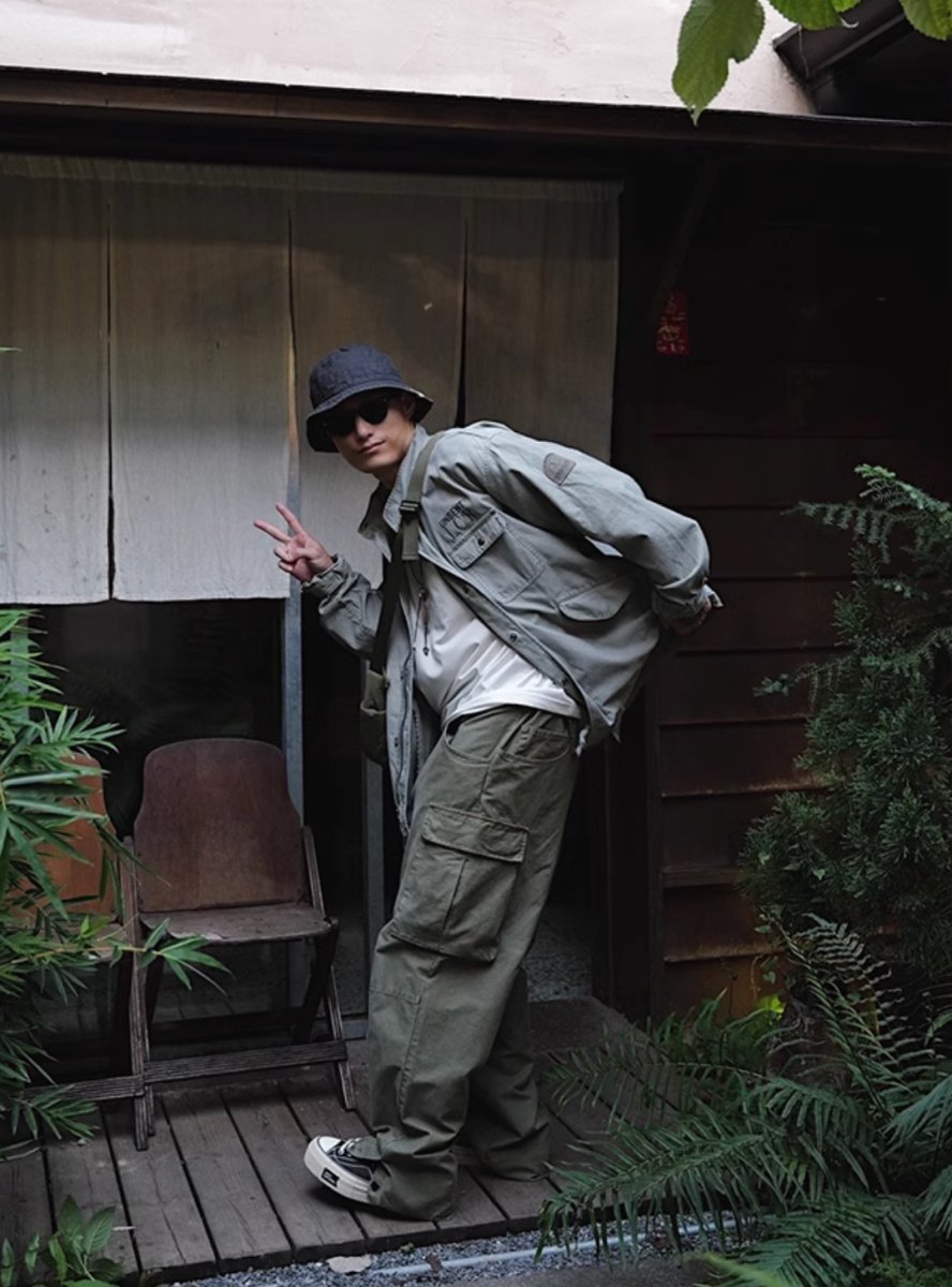 washed military jacket / M65改良版ショートバージョン N4544 - NNine