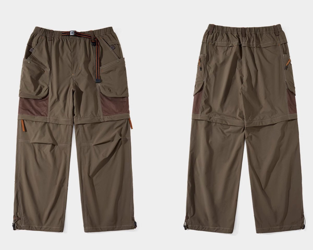 Waterproof detachable multi - pocket pants /撥水機能マウンテンパンツ N3776 - NNine
