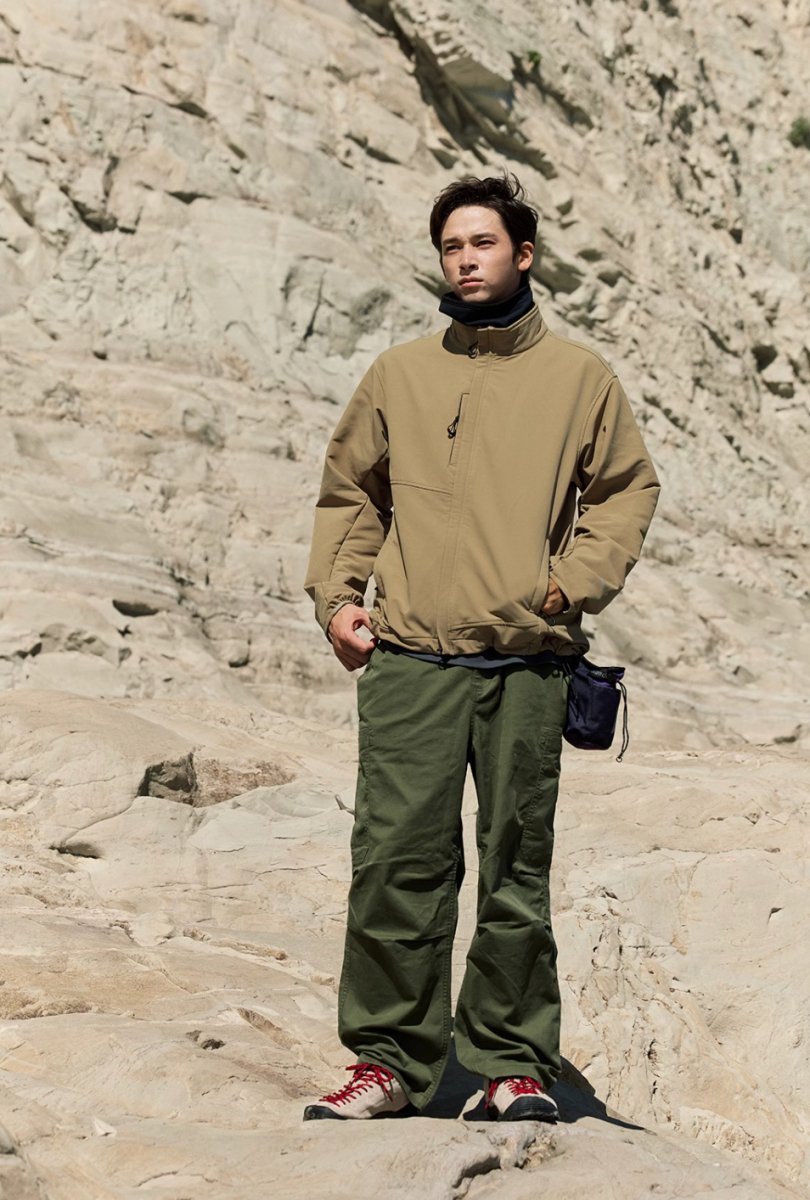 【撥水】Windproof stand collar blouson N4648 - NNine