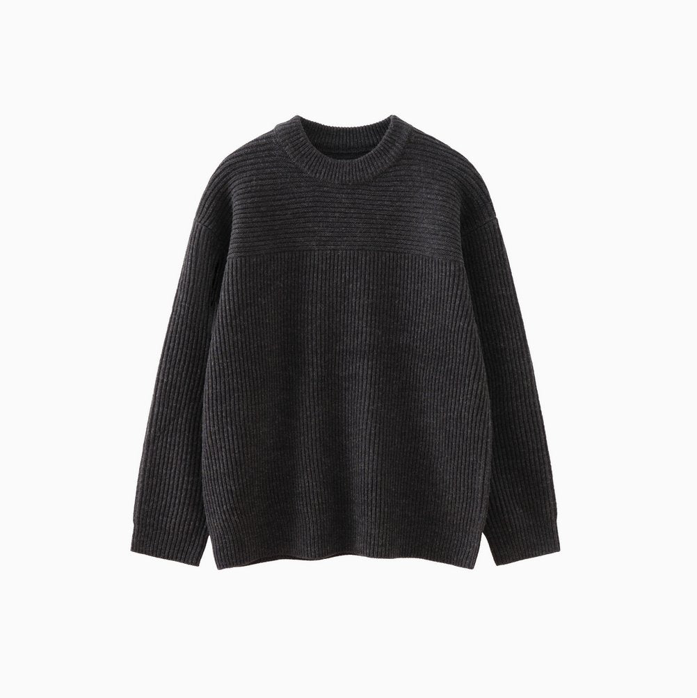 【ウールブレンド】wool knit sweater N4607 - NNine