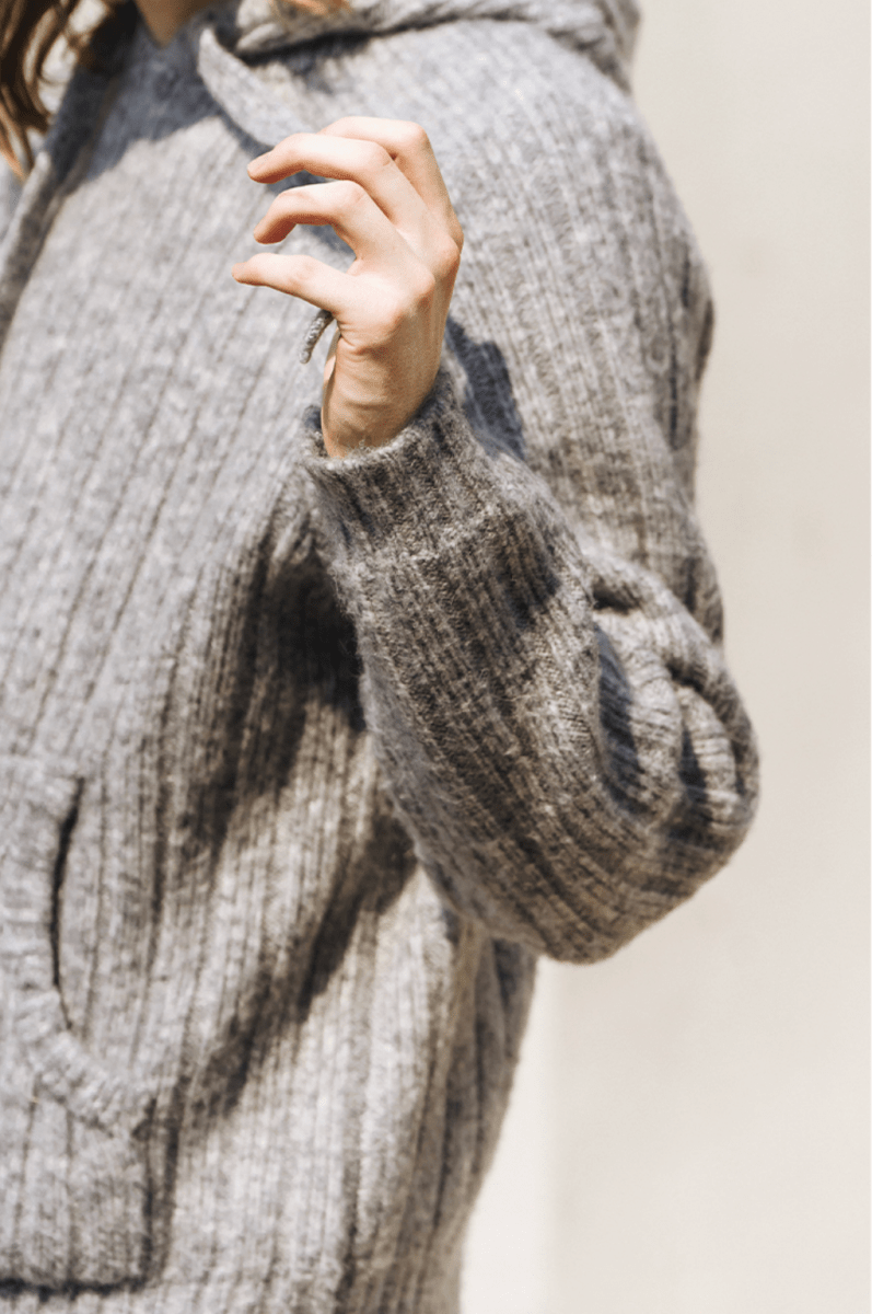 wool sweater hoodie N4777 - NNine