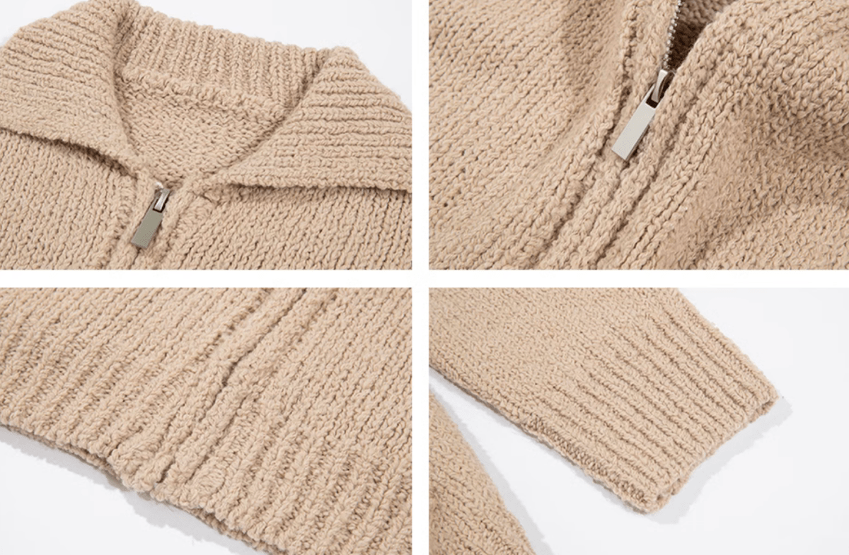zip knit blouson N4831 - NNine
