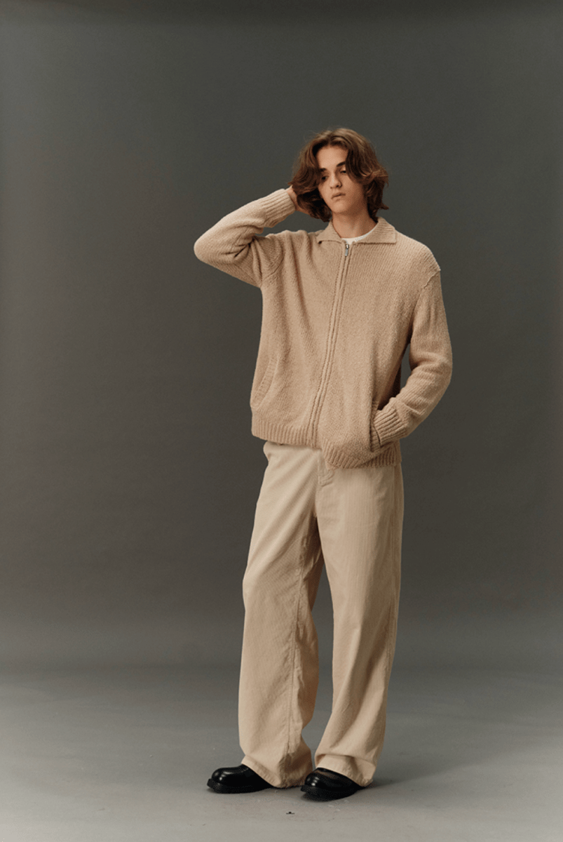 zip knit blouson N4831 - NNine