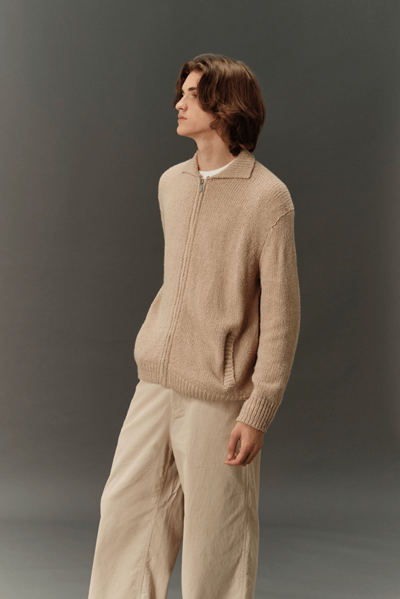 zip knit blouson N4831 - NNine