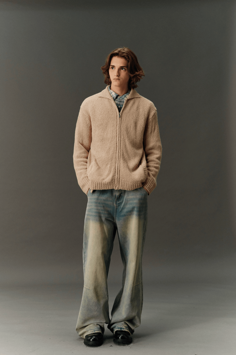 zip knit blouson N4831 - NNine