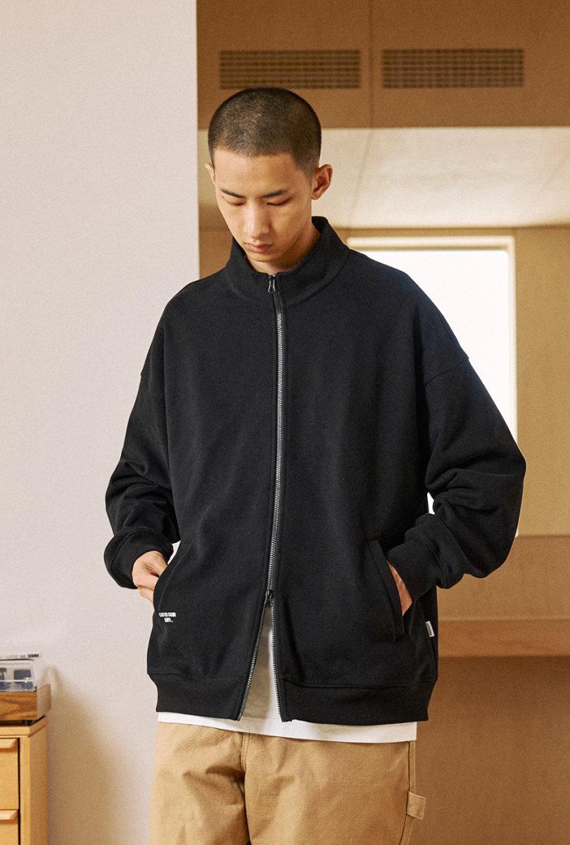 zip sweat jacket / ダブルジップスポーティスウェットシャツ N4492 - NNine