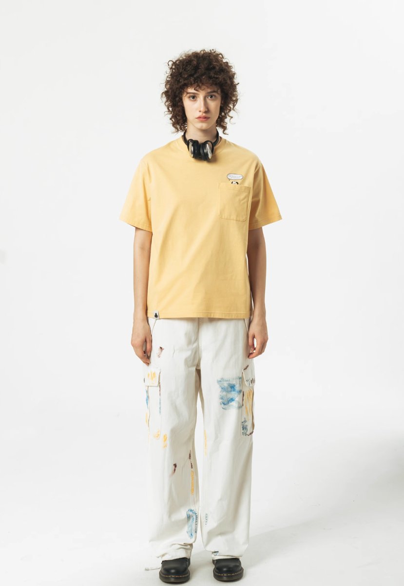 【240G】Back print T-shirt N235 - NNine