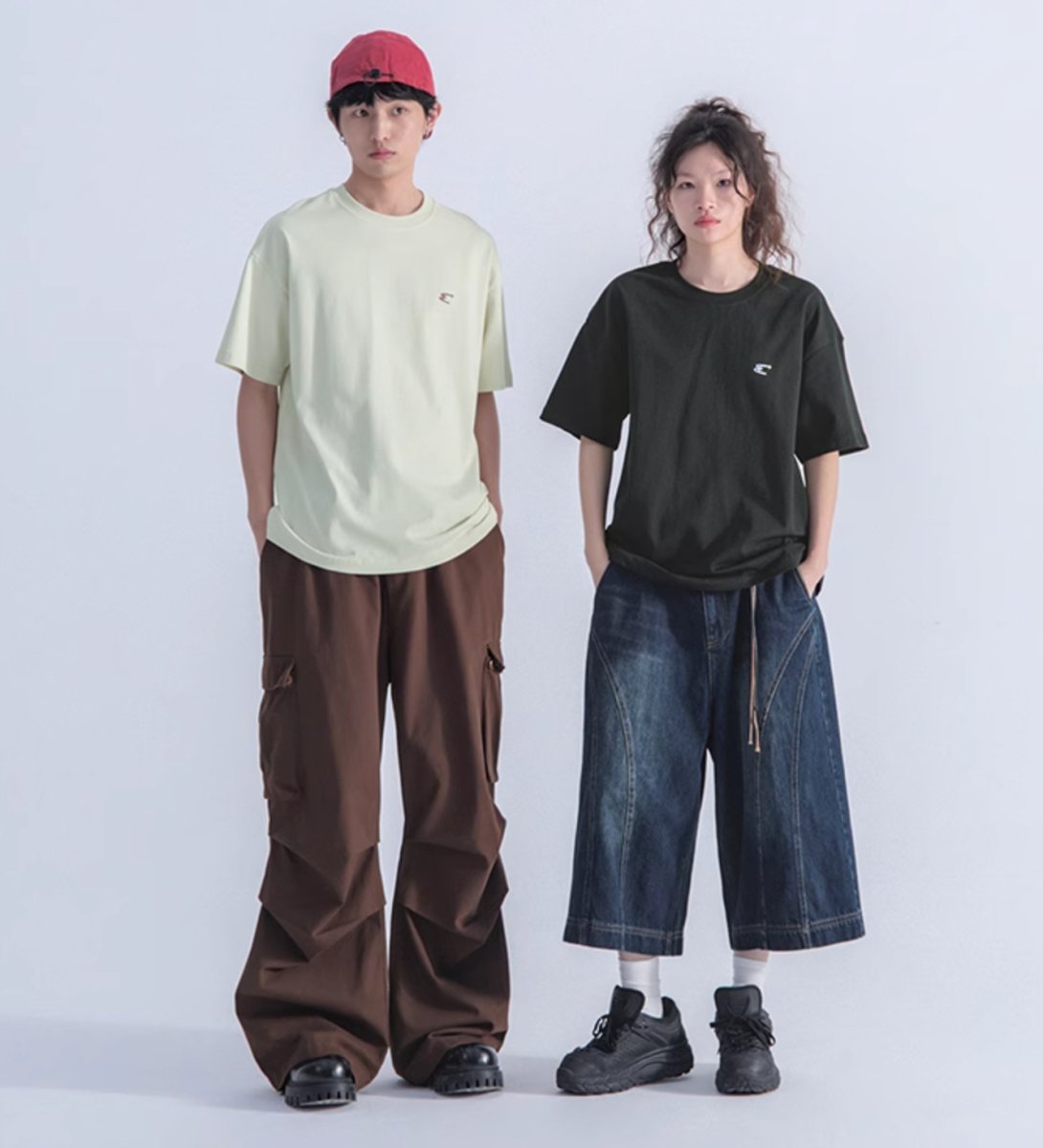 【250G】Back print T-shirt N240 - NNine