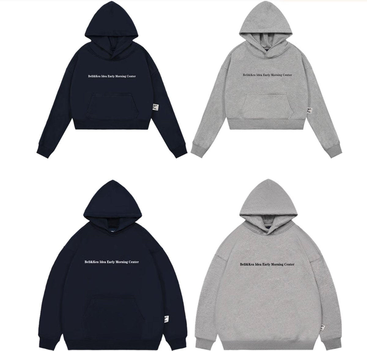 【440G】Heavyweight Print Hoodie N126 - NNine