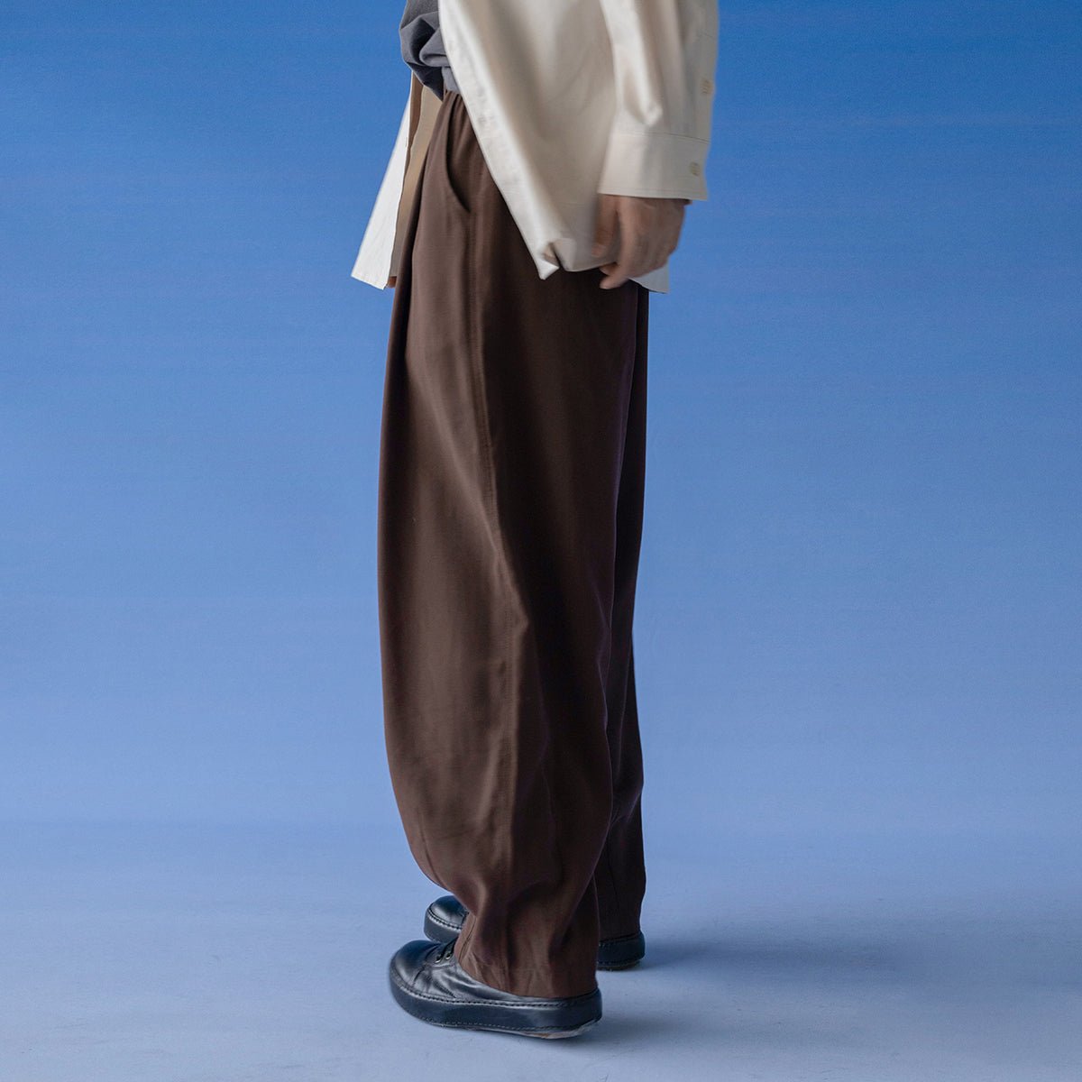 All match loose wide pants N596 - NNine