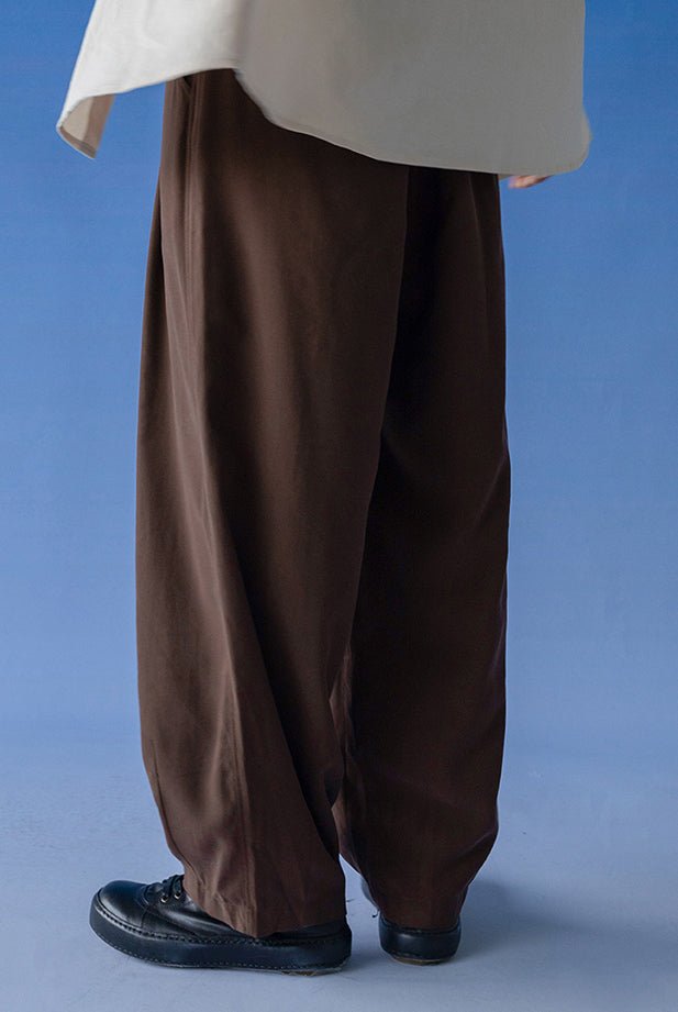 All match loose wide pants N596 - NNine
