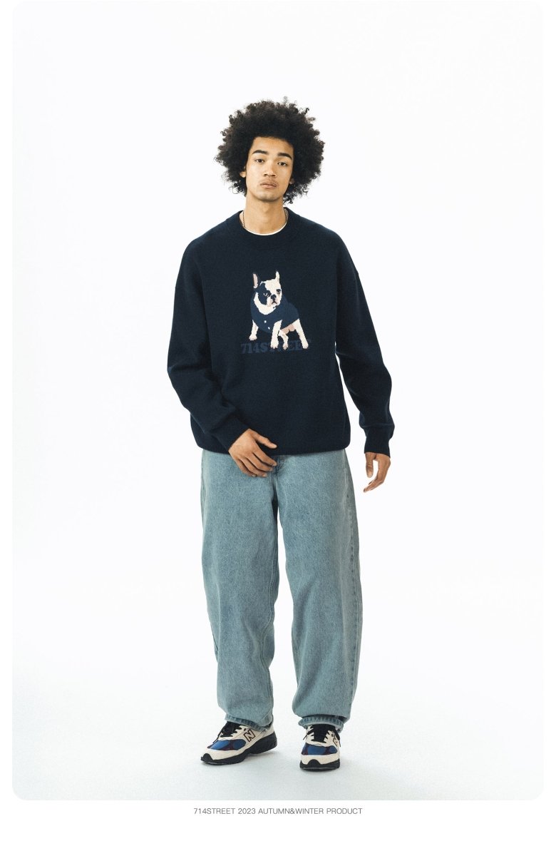 Animal hemp fabric knit sweater N2597 - NNine