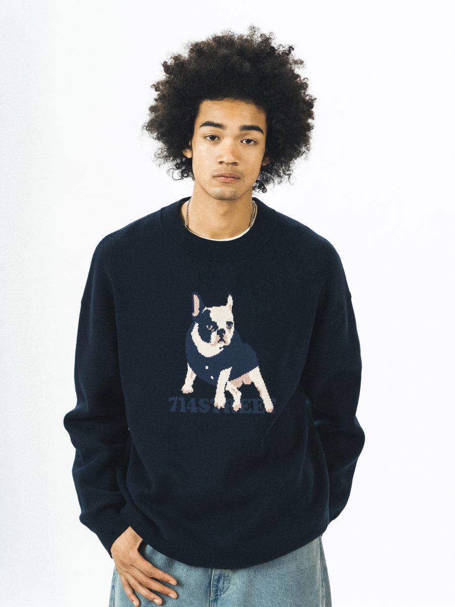 Animal hemp fabric knit sweater N2597 - NNine