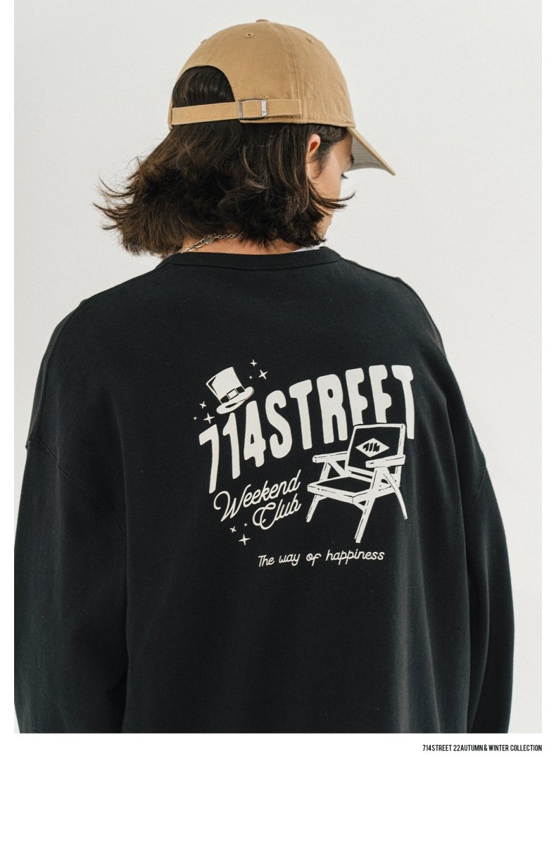 Back print sweatshirt N2617 - NNine