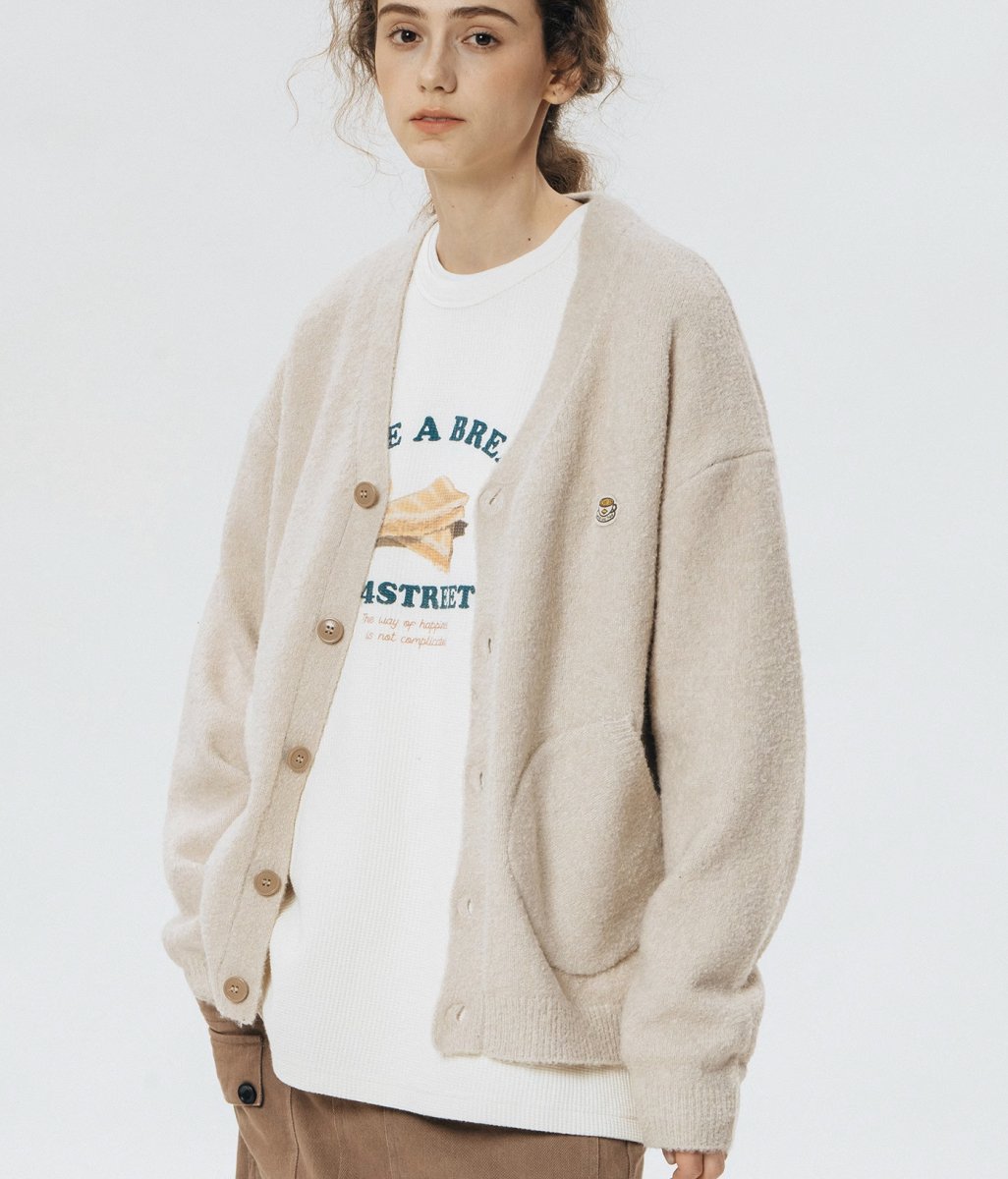 Breakfast Print Waffle Pullover N2427 - NNine