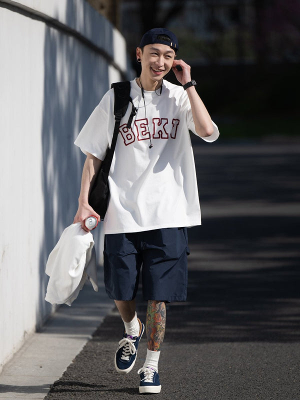 Lightweight Half Pants Polyester / 軽量 ハーフパンツ ポリエステル ゆったり 夏 N1908