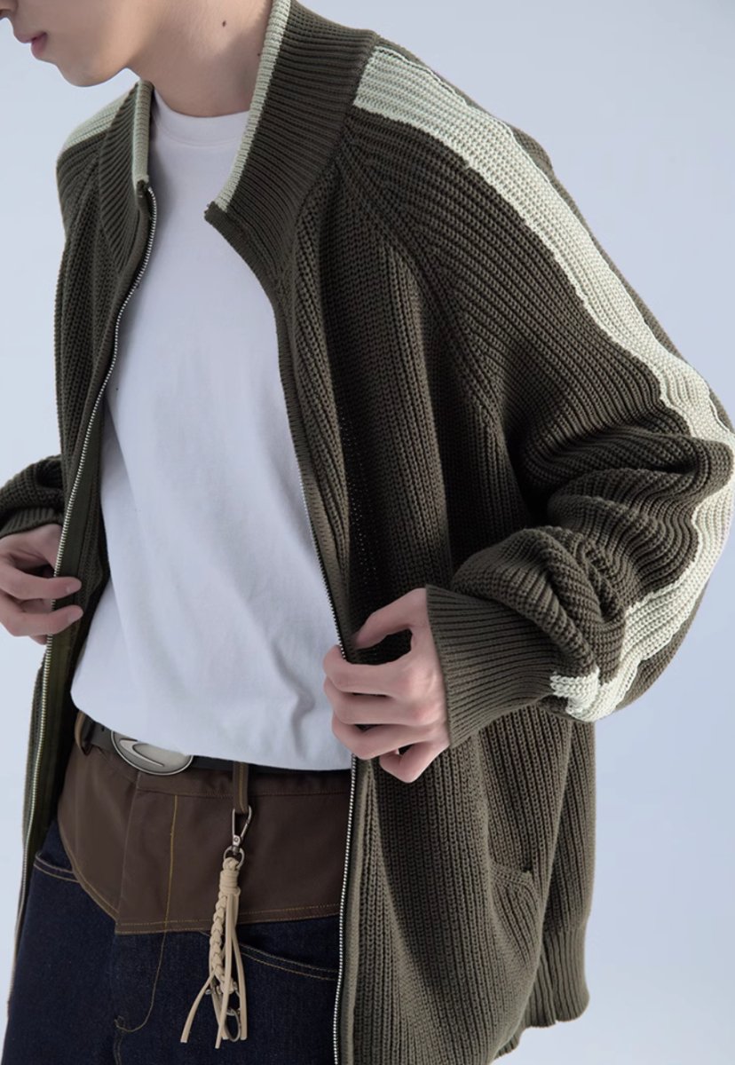 Color block knit jacket N41 - NNine