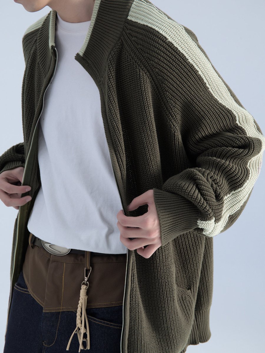 Color block knit jacket N41 - NNine