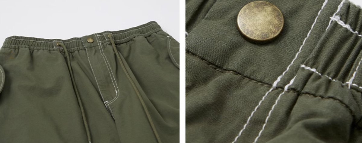Contrast Stitch Outdoor Pants N158 - NNine