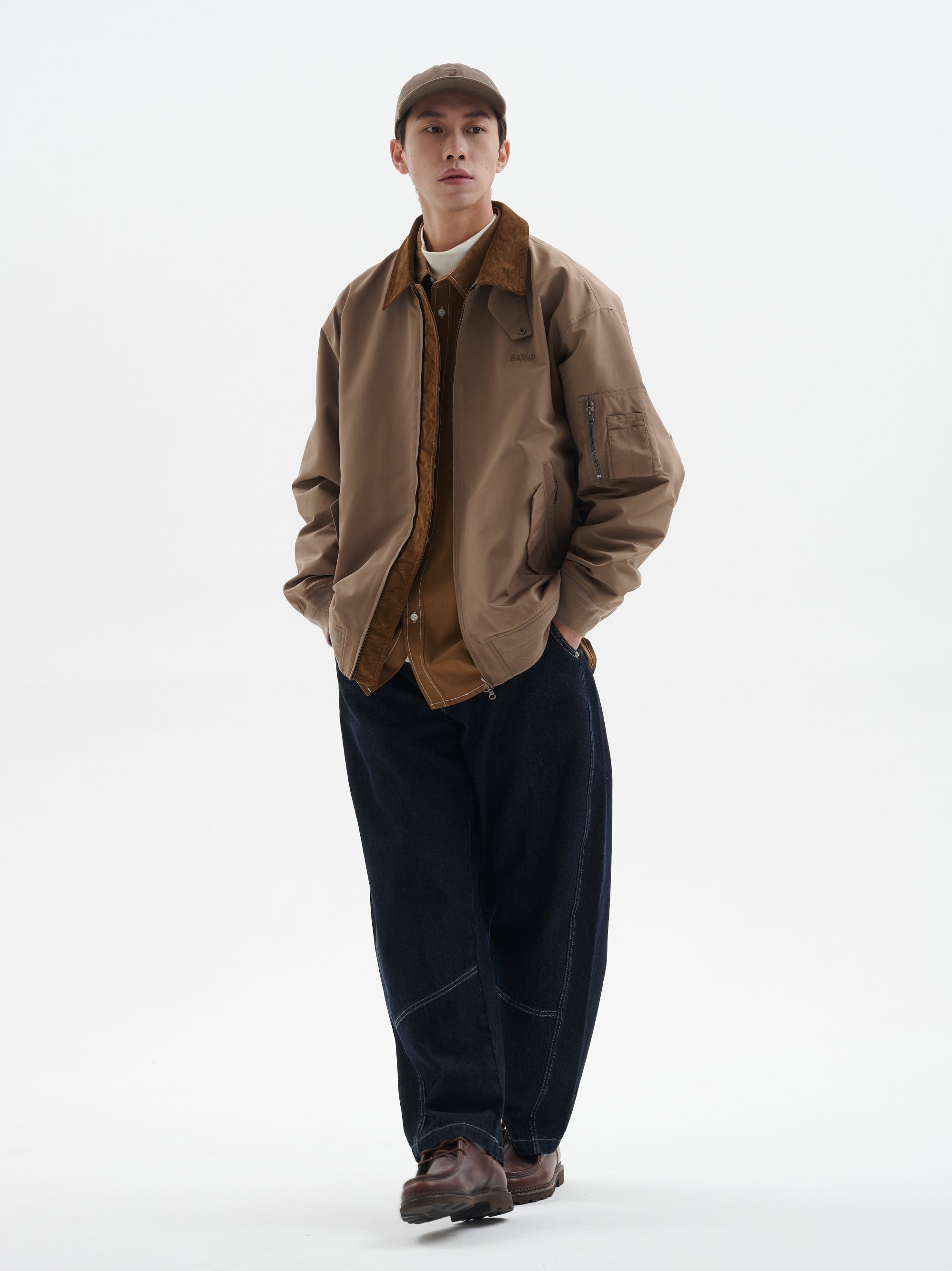 Corduroy Collar Teflon Jacket N1703 - NNine