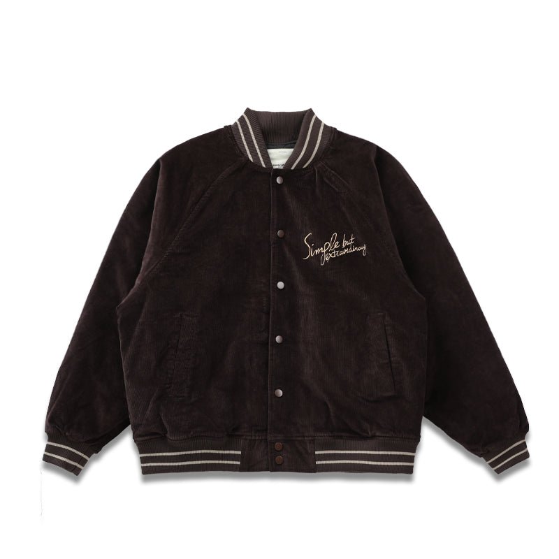 Corduroy fabric baseball jacket N2734 – NNine