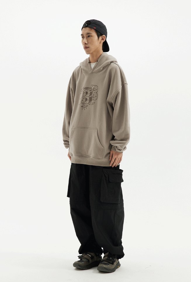 Disassembly print hoodie N1449 - NNine