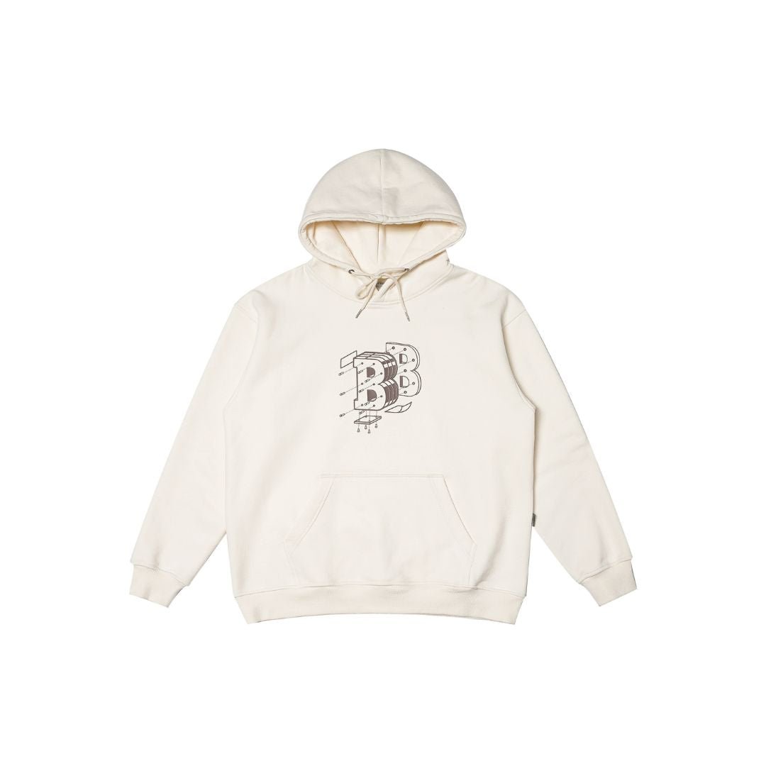 Disassembly print hoodie N1449 - NNine