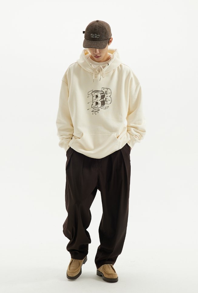 Disassembly print hoodie N1449 - NNine