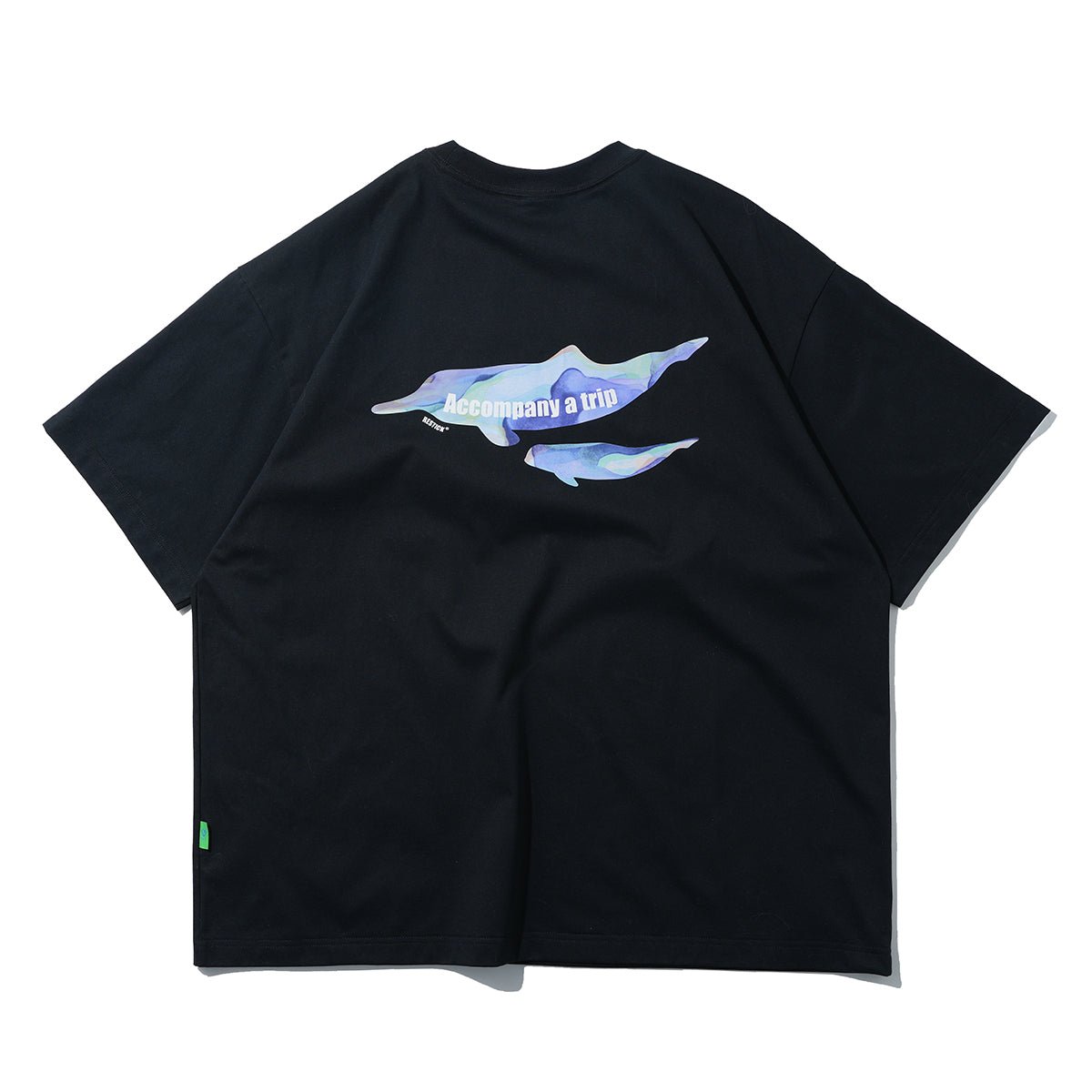 【撥水機能・速乾】Dolphinback print Tee N2315 - NNine