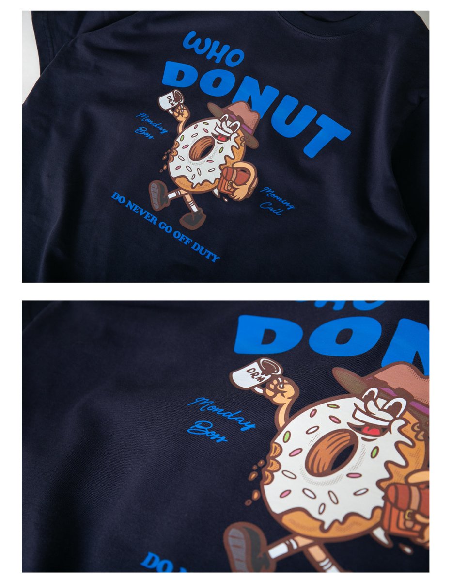 Donut character T-shirt N2274 - NNine