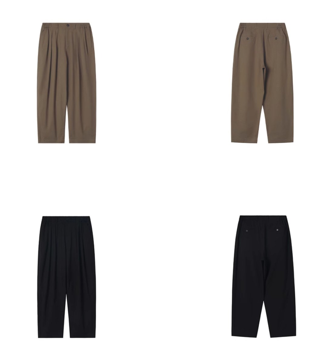 Double pleated drape pants N2782 - NNine